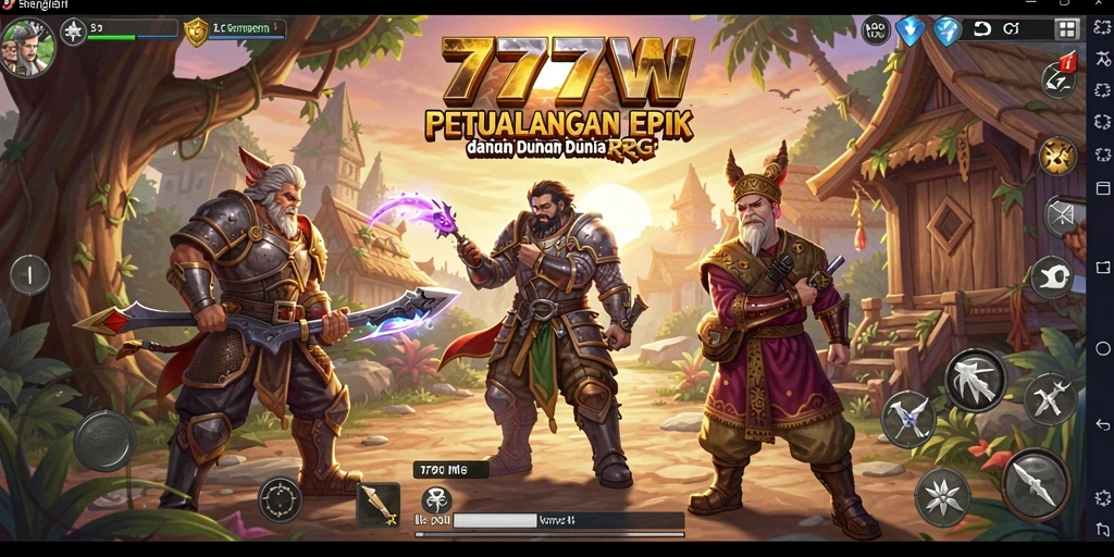 Tangkap momen epik dalam permainan RPG 7777W dengan grafis yang menawan.