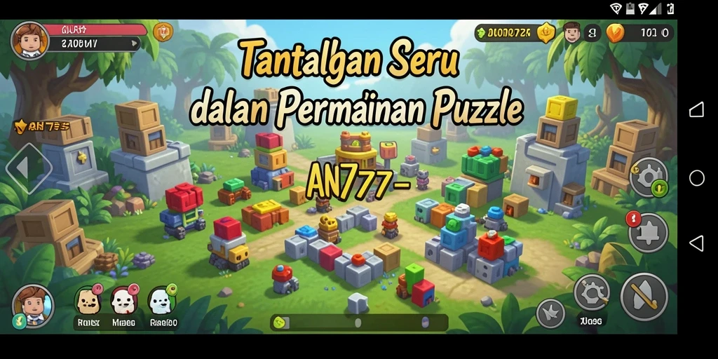 Tampilan gameplay AN777 yang menarik dan interaktif untuk permainan Puzzle.