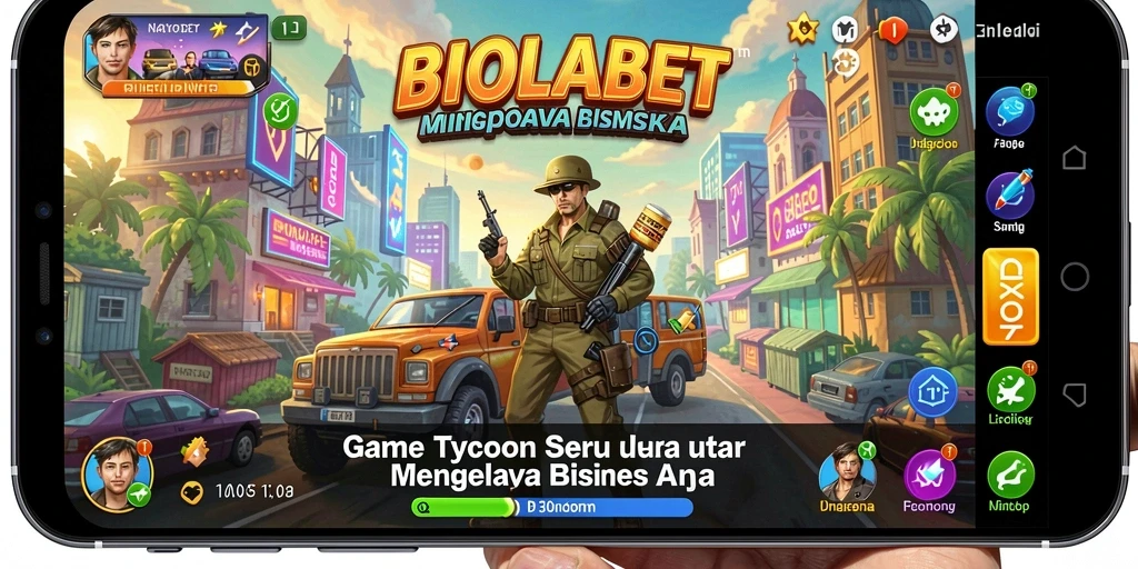 Screenshot gameplay BIOLABET menampilkan manajemen bisnis yang menarik.