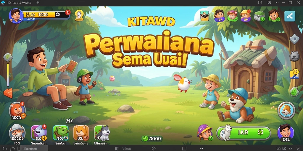 Screenshot gameplay KITAWD yang menunjukkan keseruan permainan Casual.