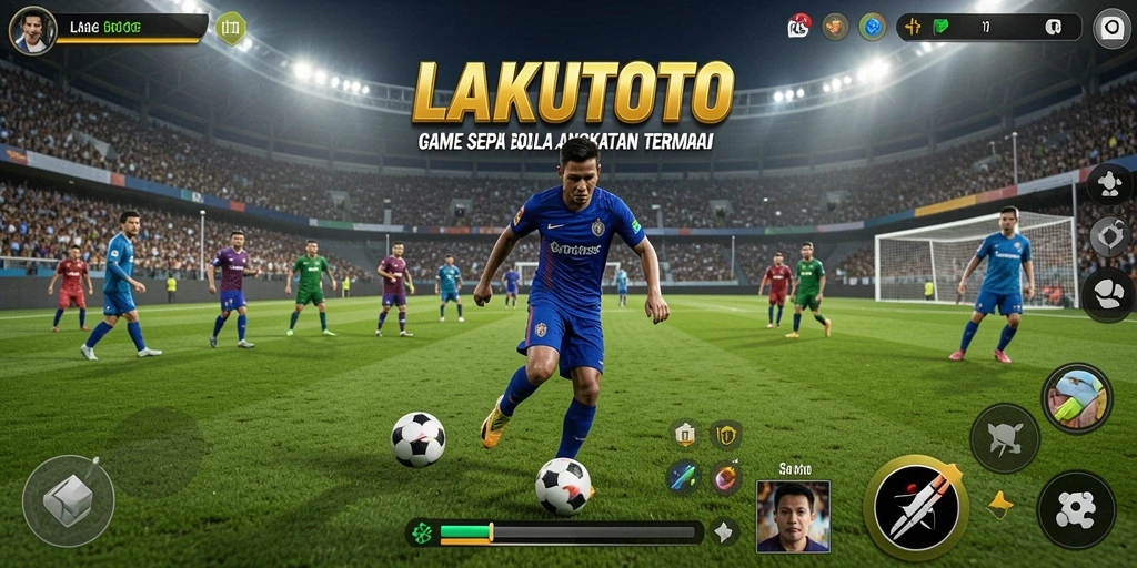 Tampilan menarik dari gameplay <strong>LAKUTOTO</strong> dalam pertandingan sepak bola.