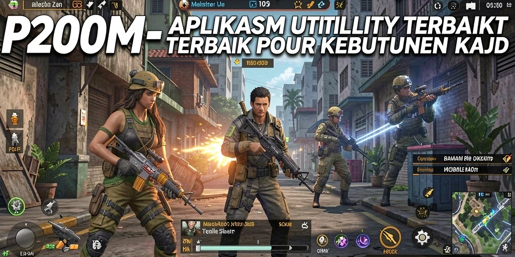 Screenshot P200M menampilkan antarmuka intuitif aplikasi Utility yang memudahkan pengguna.